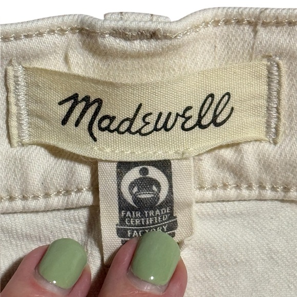 Madewell | The 90s Straight Jean | White | Size 27 - Picture 13 of 13